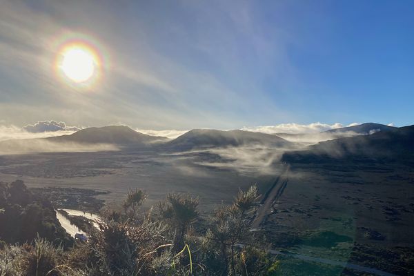 Le Piton de la Fournaise.