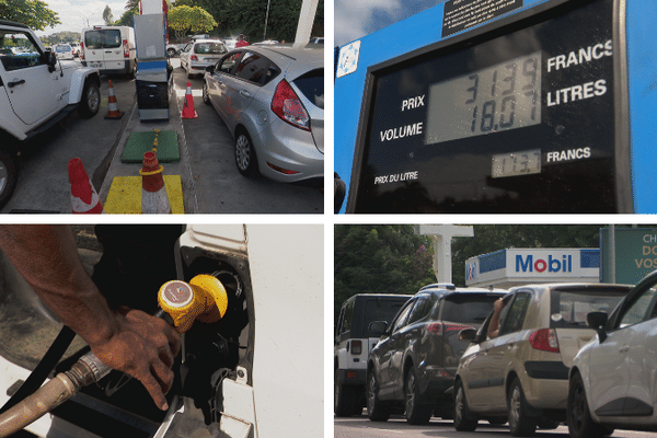 Les automobilistes en quête de carburant dans Nouméa le 30 mai 2024