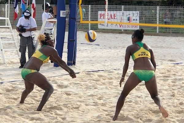 L'équipe Ni vanuatu féminine en action