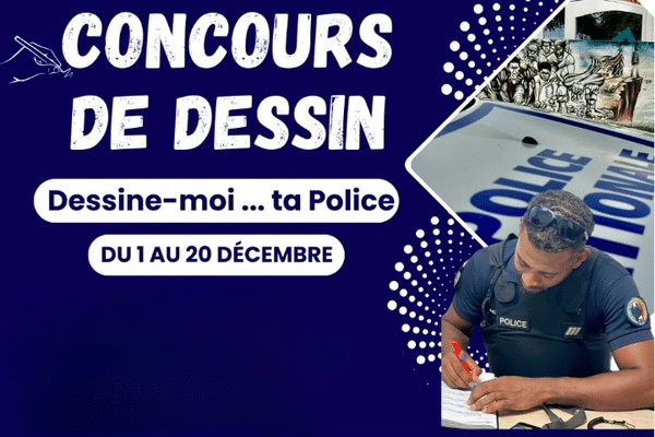 Concours "Dessine-moi ta police" : la police nationale lance un défi aux jeunes guadeloupéens - 1er au 20/12/2024.