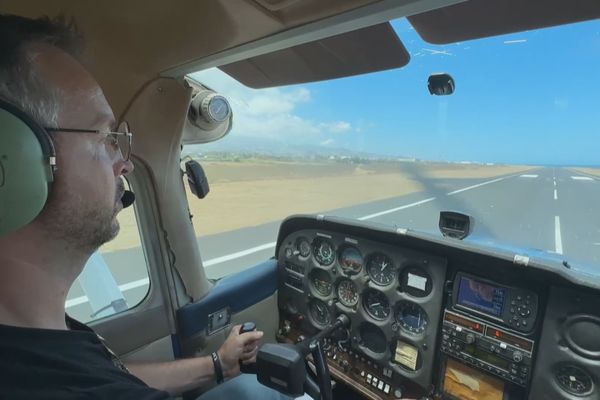 Éric Steiblen, pilote à l'Aéroclub du Sud