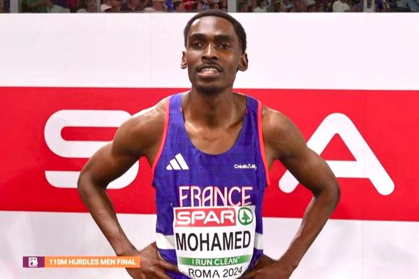 Raphael Mohamed prend la quatrième place en finale des championnats d'Europe de Rome sur 110m haies