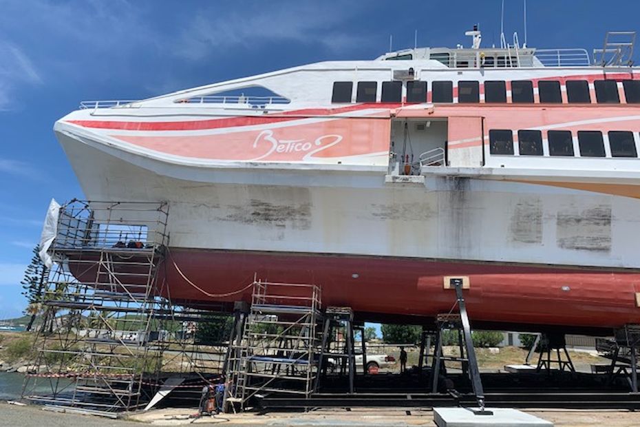 betico high speed passenger catamaran from the noumea ferry terminal