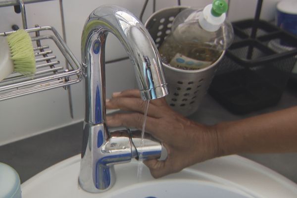 Faible arrivée d'eau dans un foyer de Martinique.