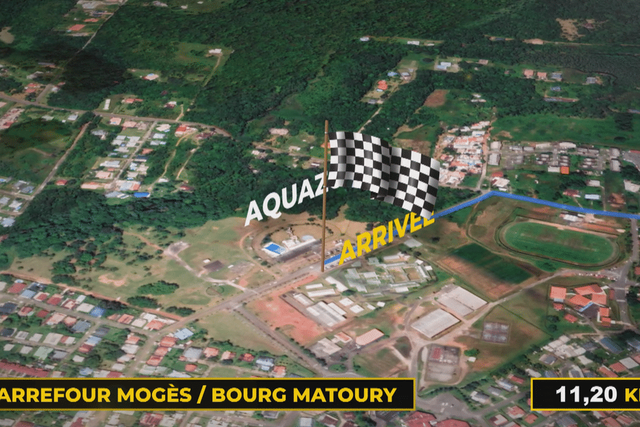 CARTE. Tour de Guyane 2024 parcours détaillé de l'étape 2 à Matoury