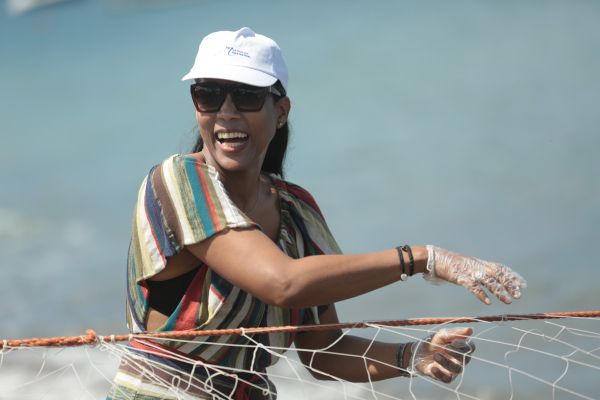 Le CSA est sur Place!( la journaliste guadeloupéenne Christine Kelly, membre du CSA)