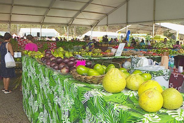 Lors de la dernière foire agricole. Les fruits et légumes du pays ont été très prisés des visiteurs.