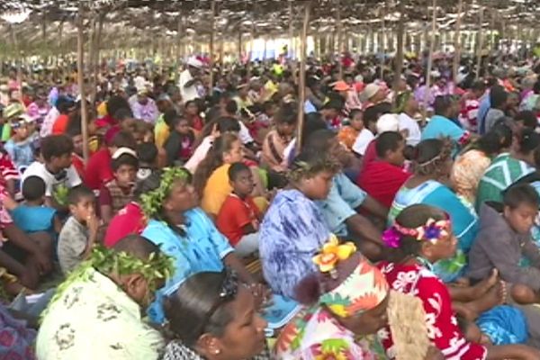 Capture convention protestante kovasio de Lifou à Thuahaik, fin mars / début avril 2018