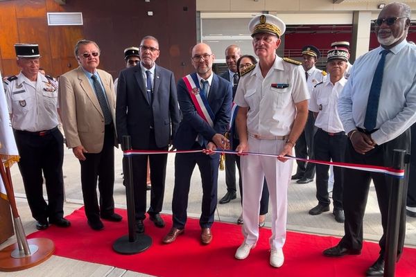 Inauguration du nouveau centre d'incendie et de secours de Saint-Barthélemy, vendredi 10 janvier 2025