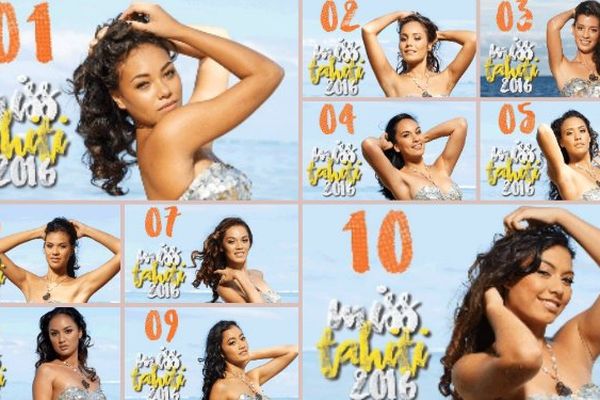 Votez pour les candidates à Miss Tahiti 2016