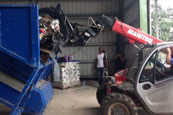 La machine à traiter les déchets de Grand Santi