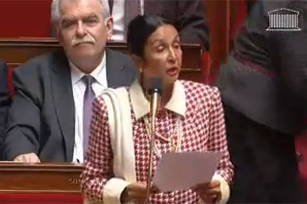 Huguette Bello à l'Assemblée nationale le 7 janvier 2014