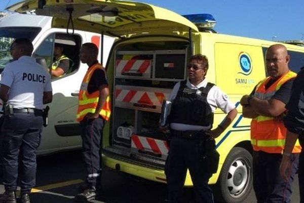 Saint-Denis accident motard Cité des Arts 310718