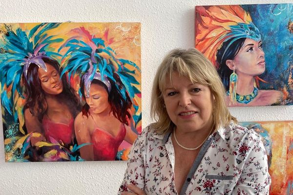 L'artiste Sylvia Fuet est tombée amoureuse de la Martinique.