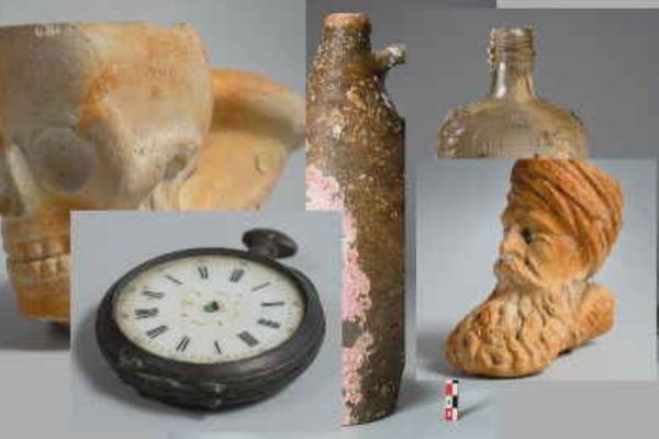 Des objets retrouvés sur des lieux de naufrages dans l'archipel de Saint-Pierre et Miquelon.