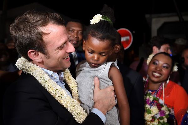 Emmanuel Macron à Mayotte 26 mars 2017