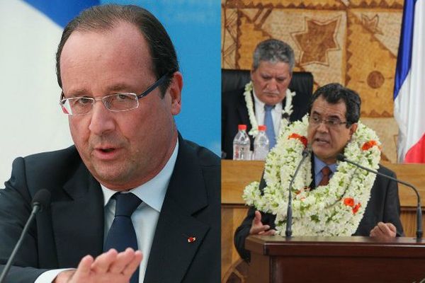 Signature des accords de l'Elysée en prologue aux accords de Papeete