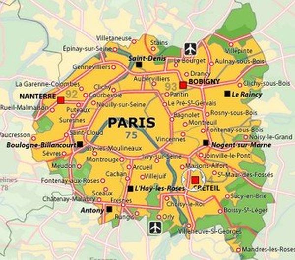 créteil carte