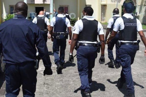 Des fonctionnaires de la police nationale déployés dans une cité (image d'illustration).