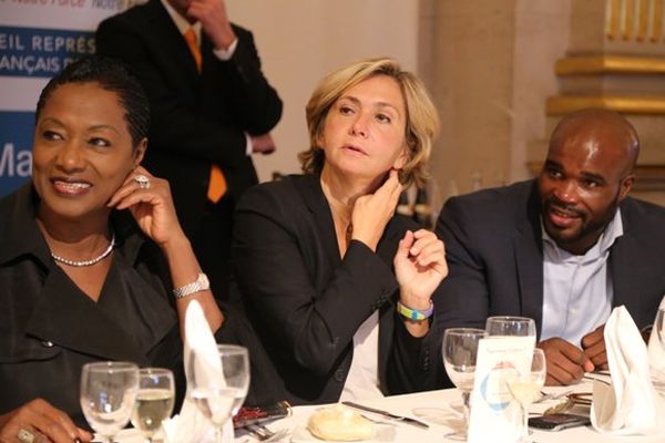 Un trio inédit : Babette de Rozières, Valérie Pécresse et Jean-Marc Mormeck