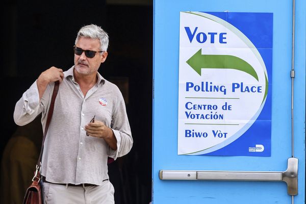 Bureau de vote à Miami