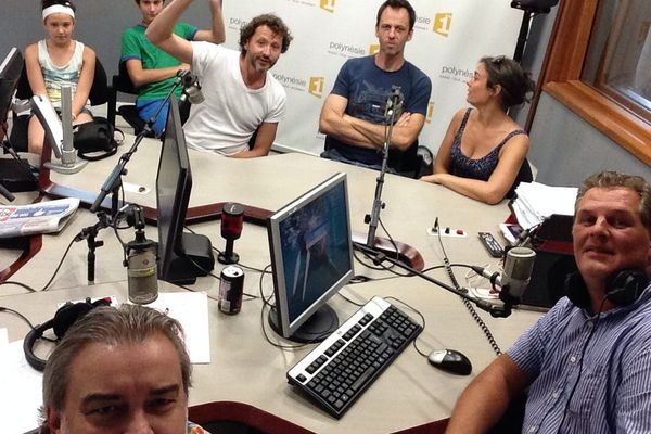 La Compagnie du Caméléon, invitée du Grand Huit sur Polynésie 1ère radio, 27 08 14