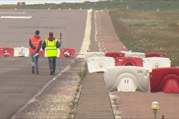 Travaux piste aéroport