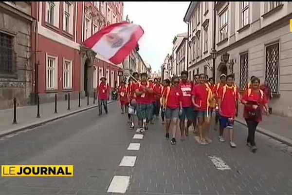 Les tahitiens font le show aux Journées mondiales de la Jeunesse en Pologne