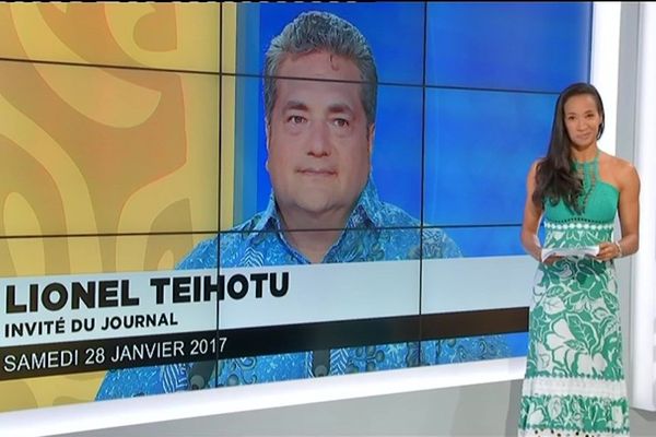 Lionel Teihotu : invité du journal