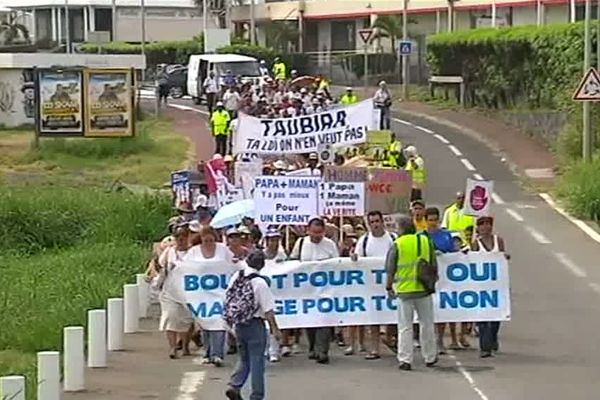 Marche de protestation mariage homosexuel