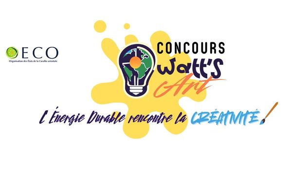 Affiche du concours Watt's Art pour les artistes des Etats de la Caraïbe