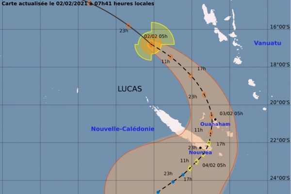 Trajectoire de Lucas mardi matin