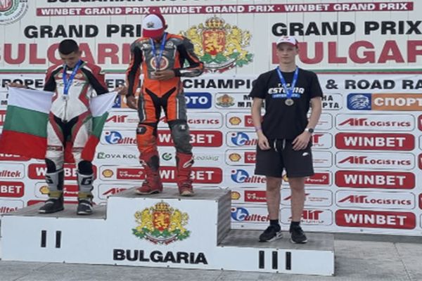 Giani Catorc champion d'europe de supermotard en Bulgarie, dimanche 4 septembre 2022
