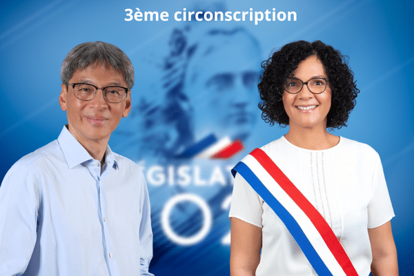 Nathalie Bassire et Patrice Thien-Ah-Koon en tête du 1er tour dans la 3ème circonscription législatives 2022 Réunion