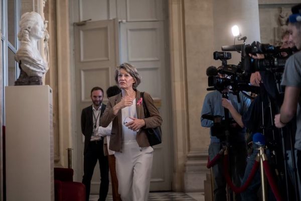 Anne Genetet, alors députée des Français établis hors de France, à l'Assemblée nationale, à Paris, le 10 octobre 2023.