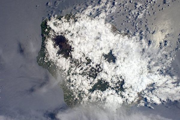 La Réunion vue de l'espace