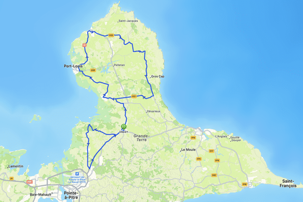 Profil de la 7e étape du 73e Tour cycliste de Guadeloupe : Morne-à-l'Eau/Petit-Canal (30 août 2024)