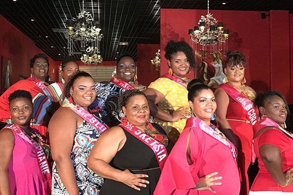 Les 10 prétendantes à l'élection de Miss Rondes Martinique 2019