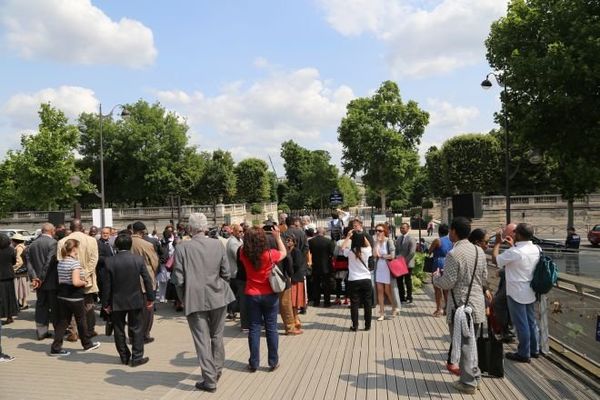 L'inauguration s'est déroulée en présence d'une petite centaine de personnes