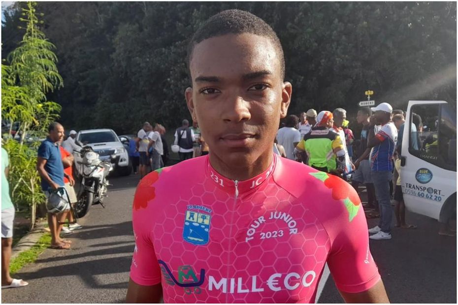 Tour cycliste junior de Martinique Mathis Risal, double vainqueur de