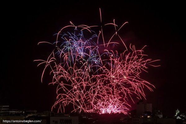 Fête nationale feu d'artifice 14 juillet 2018 Barachois