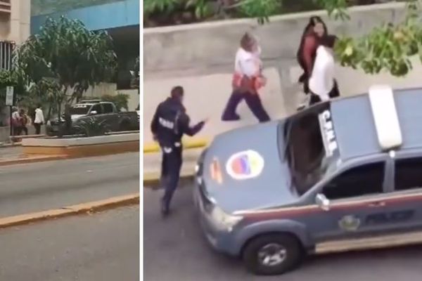 Arrestation de Carmela Longo, journaliste depuis 20 ans du journal Ultimas Noticias, licenciée le 20 août dernier - Caracas (Venezuela) - 25/08/2024.