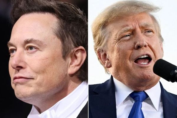 Elon Musk et Donald Trump ou "Elon Trump" selon l'universitaire guadeloupéen Fred Reno