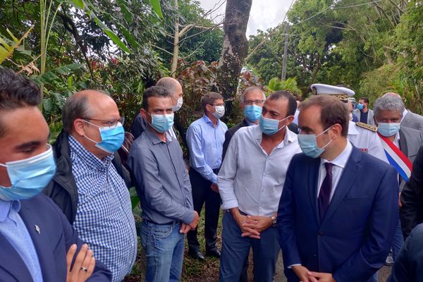 Visite ministérielle : Sébastien Lecornu est a st benoit