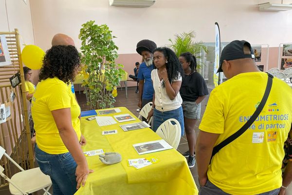 Journée de sensibilisation endométriose association MEMS et Mon Main à Saint-Denis Au Moufia