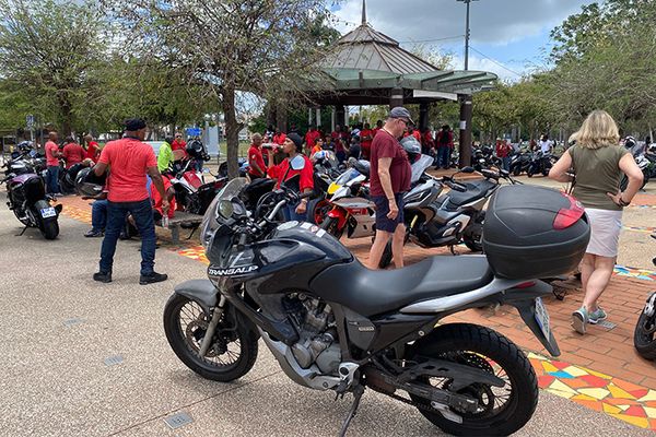 Les motard de Martinique se sont mobilisés samedi 4 mai 2024.