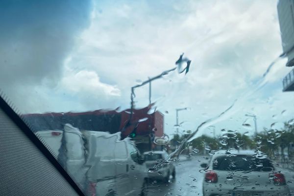 Pluie abondante en Martinique.