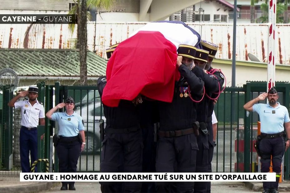 REPLAY. Hommage Au Gendarme Tué Sur Un Site D'orpaillage En Guyane, à ...