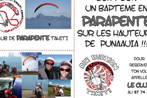 Des vols en parapente pour les enfants défavorisés