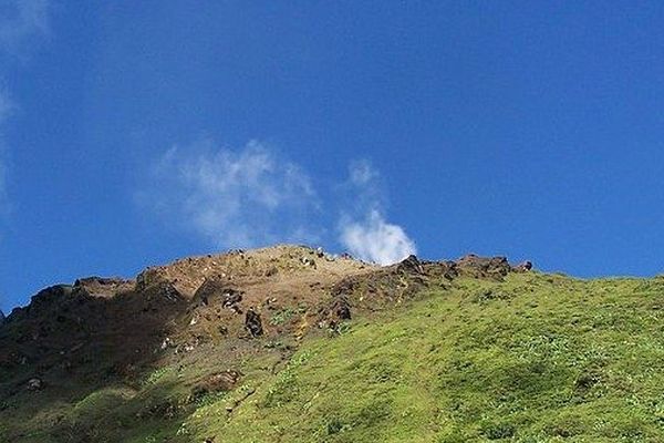 La Soufrière, vue du bas